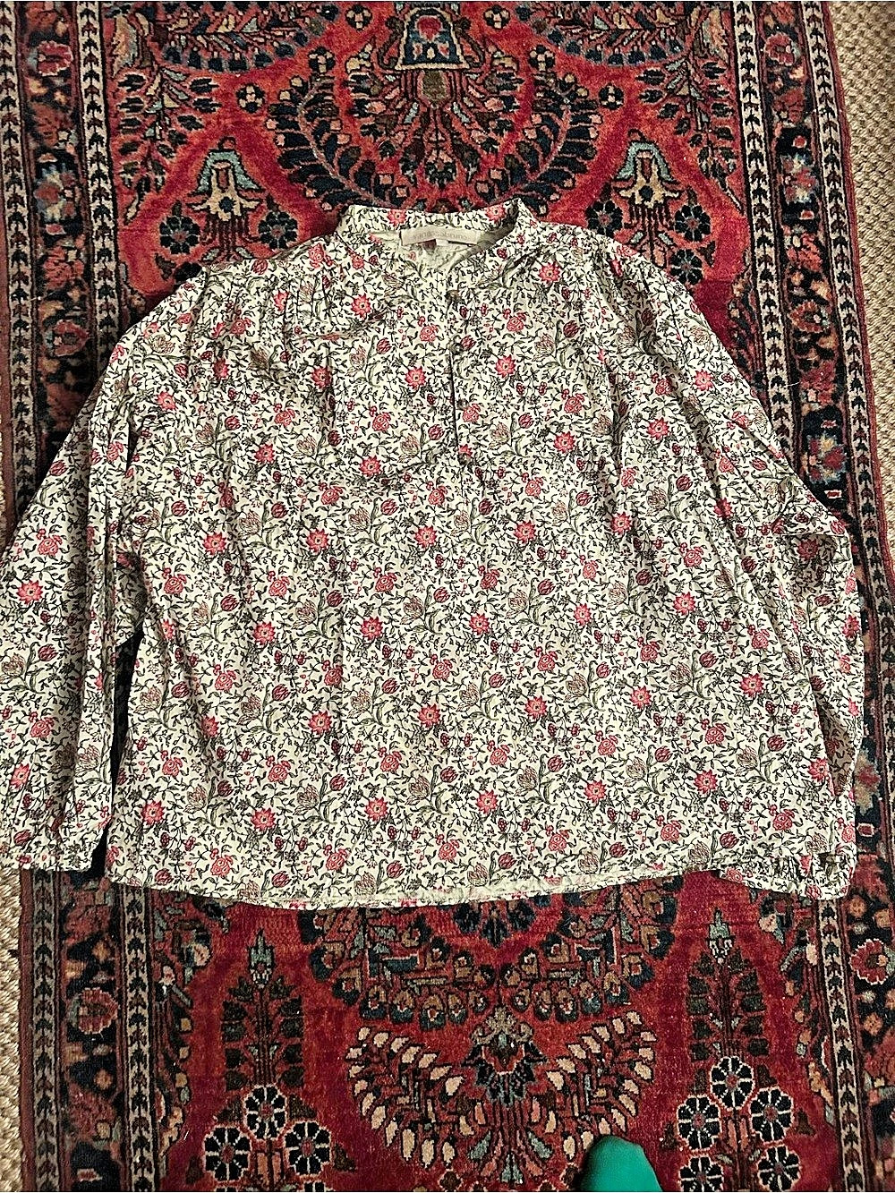 Vanessa Bruno floral button down, size 38